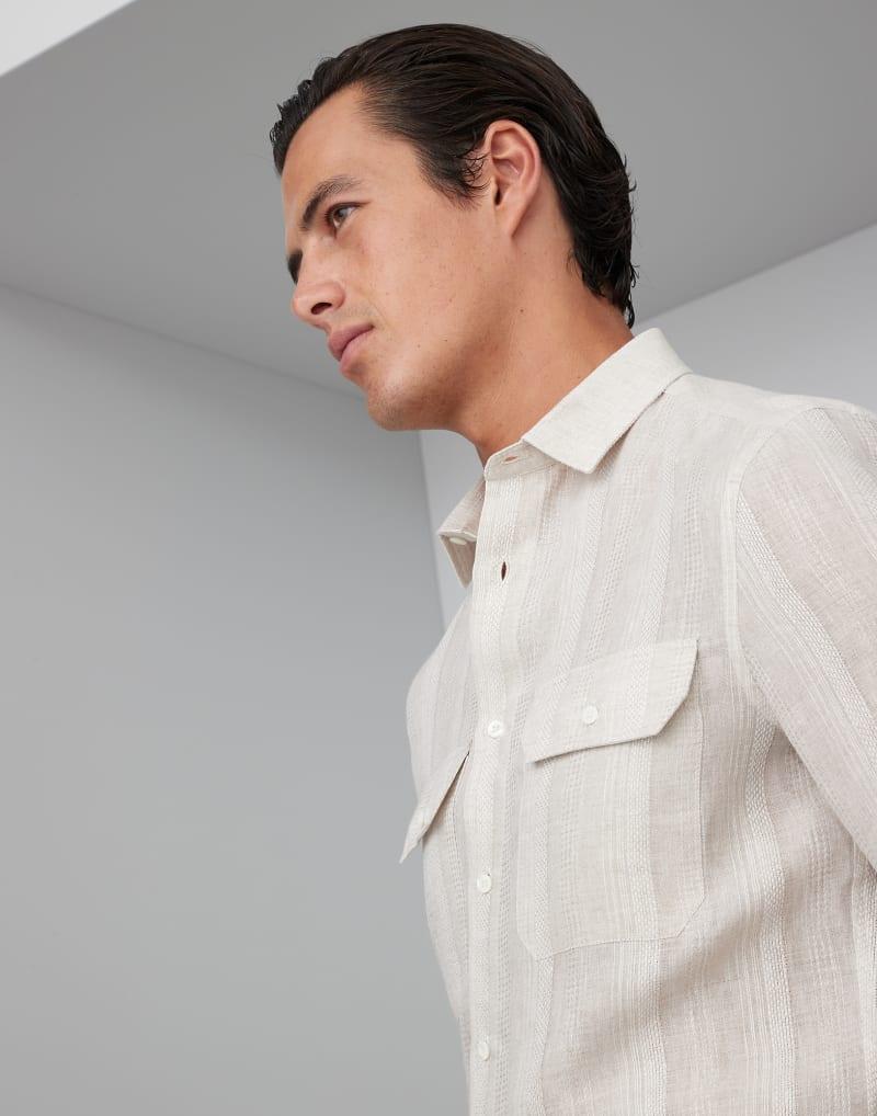 White Linen Shirt