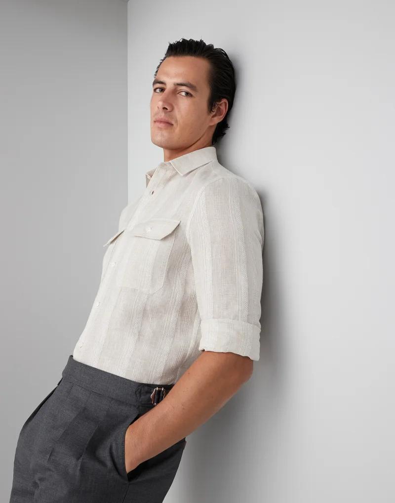 White Linen Shirt