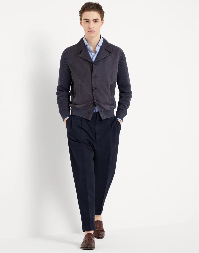 Blue Linen Dress Shirt