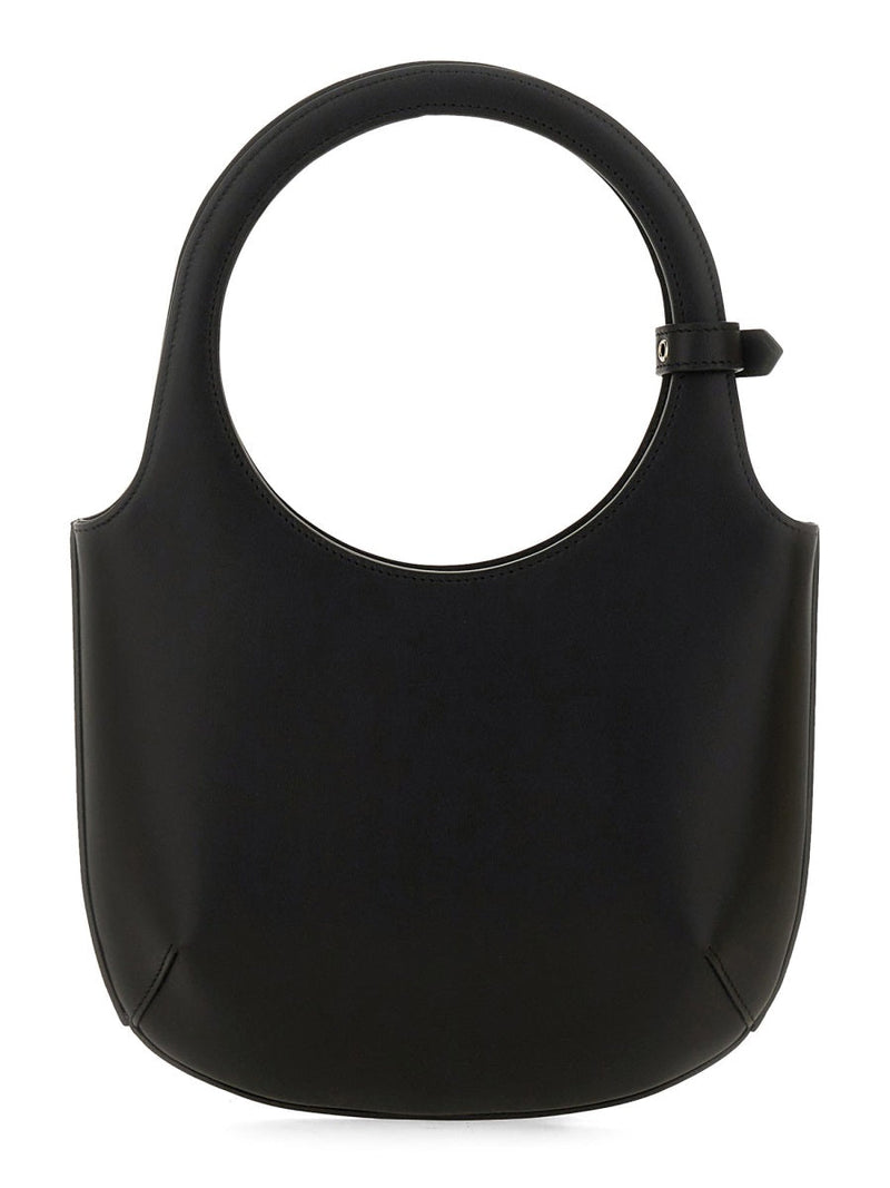 Courrèges Handbag — Black Leather Hand Bags