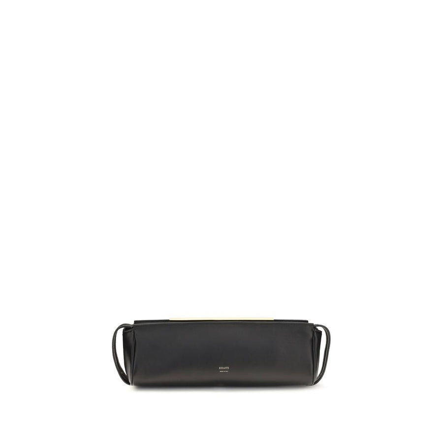 Black Calf Leather Bos Taurus Clutch Bag