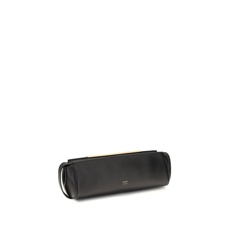 Black Calf Leather Bos Taurus Clutch Bag