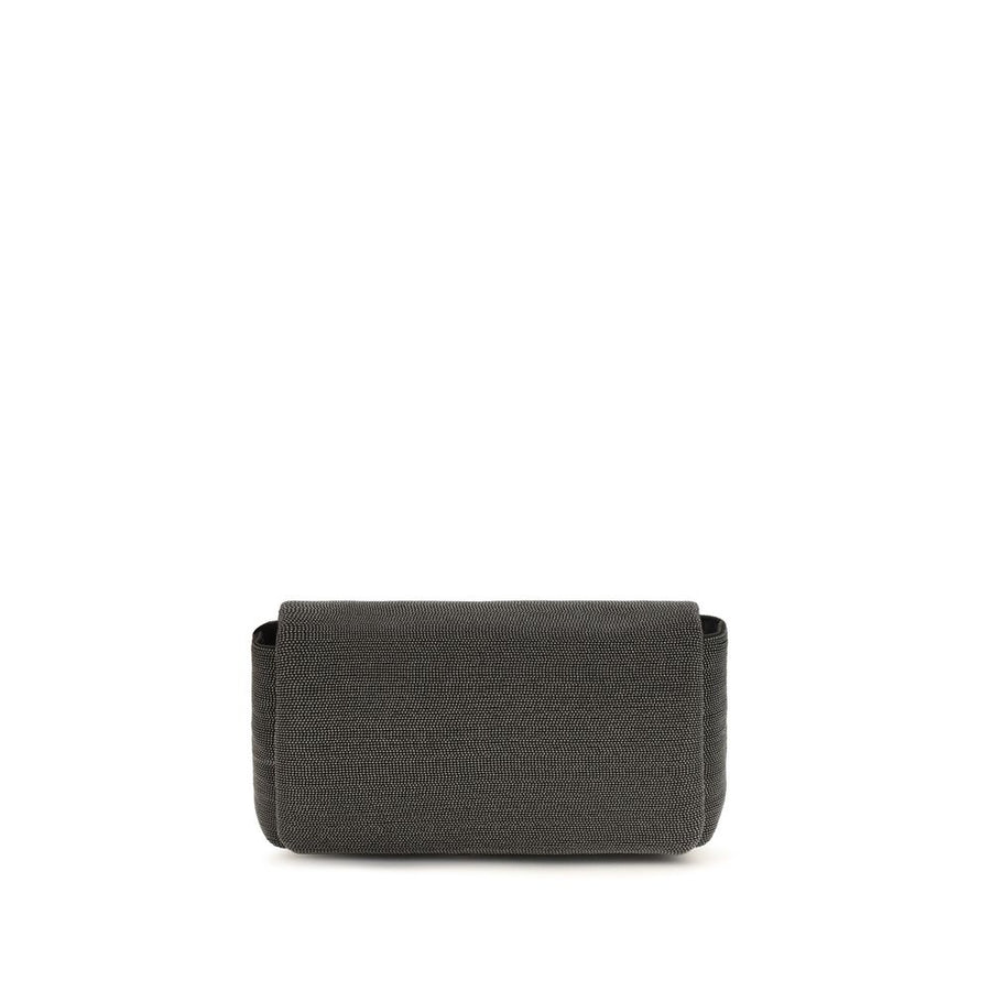 Black Leather Shoulder Bag
