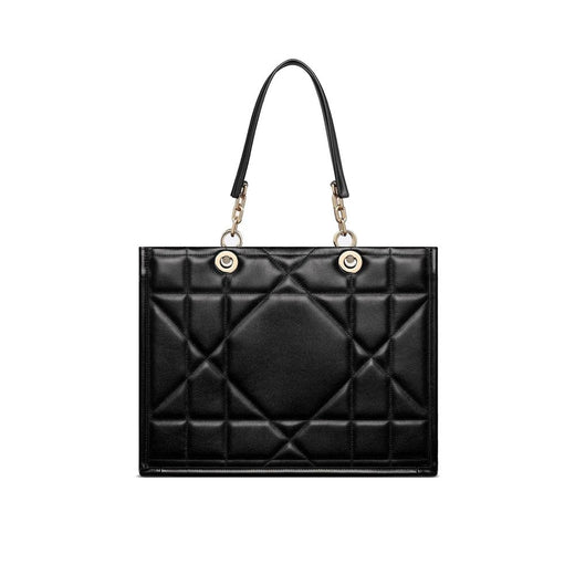 Black Leather Tote Bag