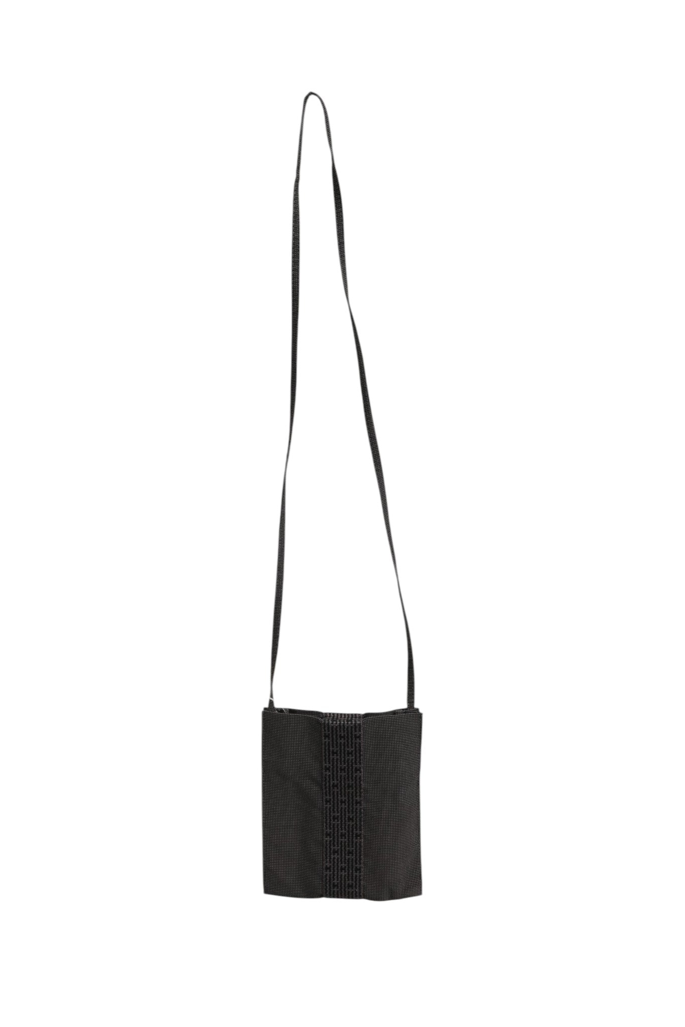 Dark gray pattern fabric bag