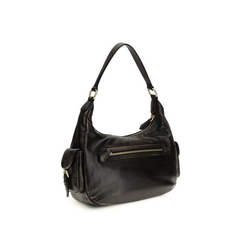 Brown Calf Leather Bos Taurus Shoulder Bag