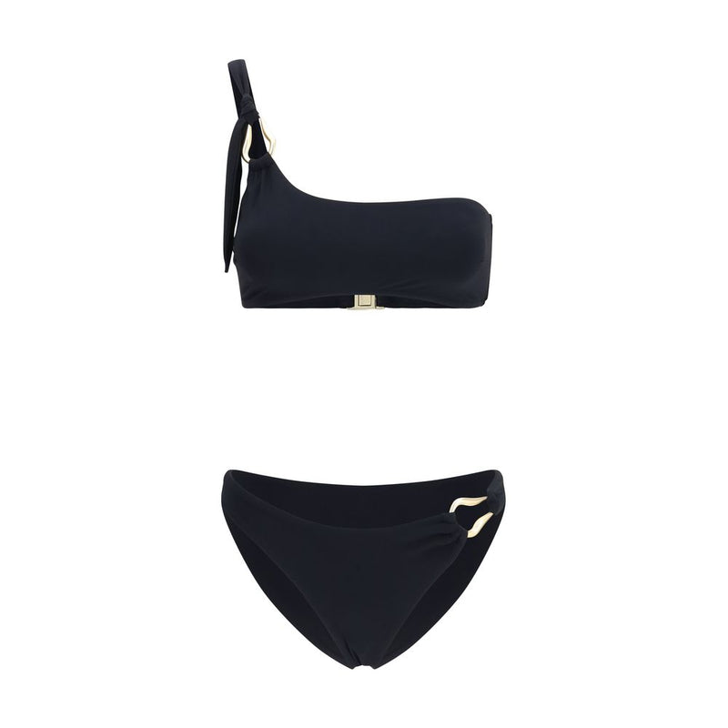 Black Elastane Bikini
