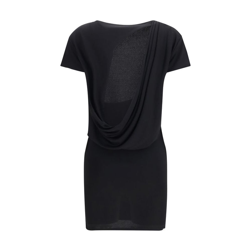 Black Viscose Cocktail Dress