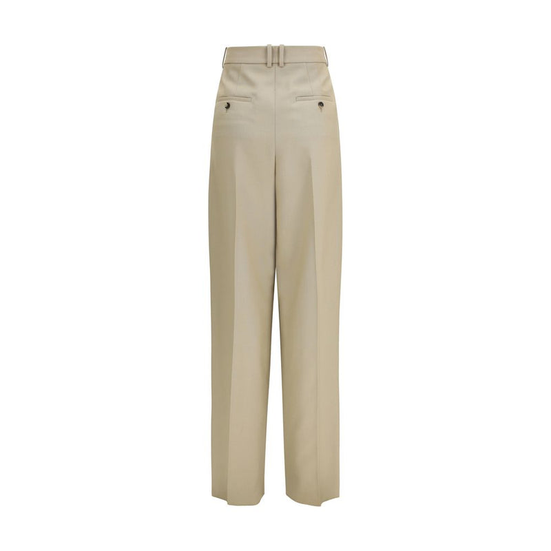Beige Wool Oves Aries Dress Pants
