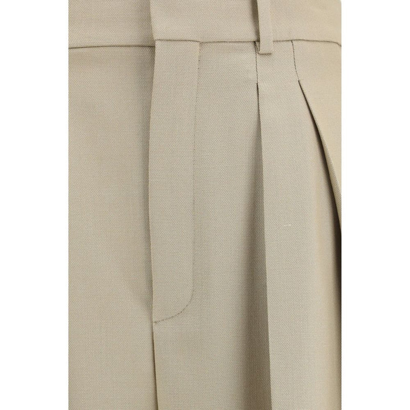 Beige Wool Oves Aries Dress Pants