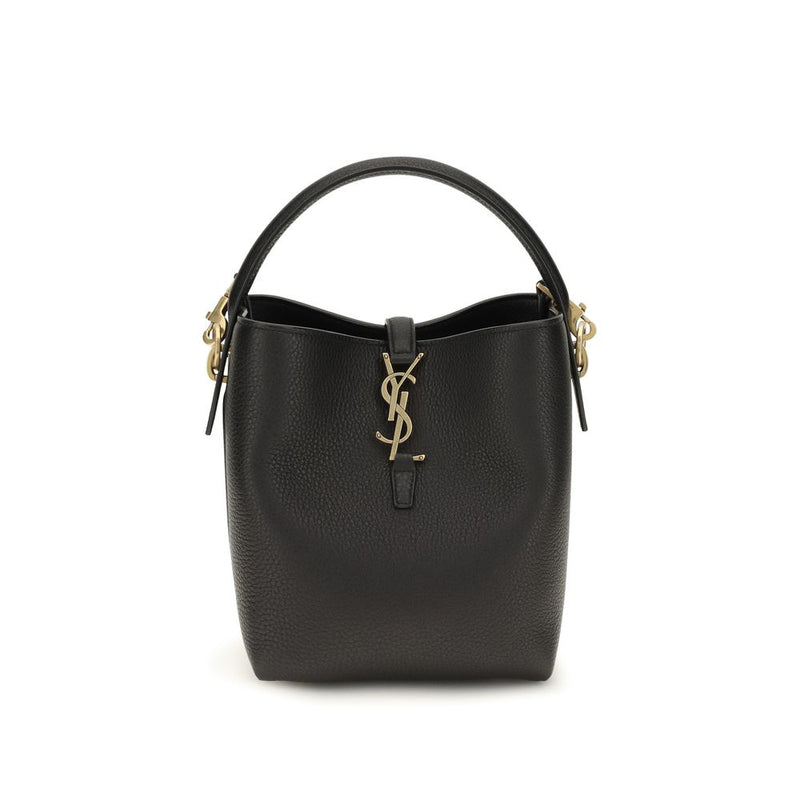 Black Calf Leather Bos Taurus Backet Bag