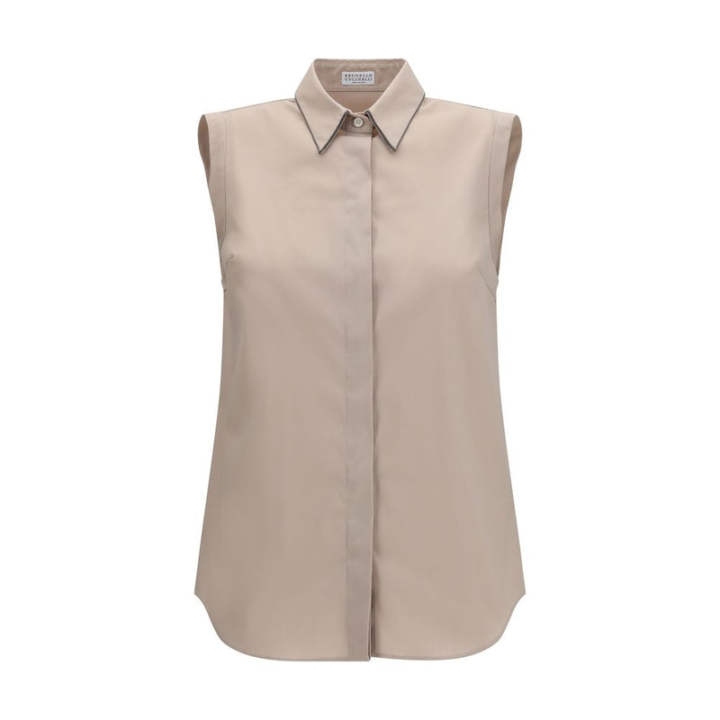 Beige Cotton Shirt