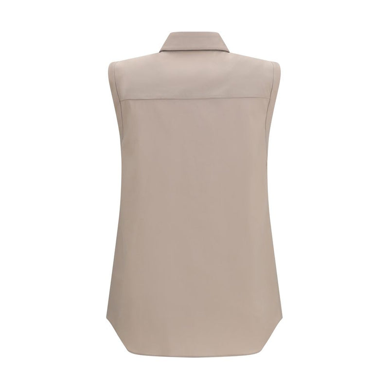 Beige Cotton Shirt