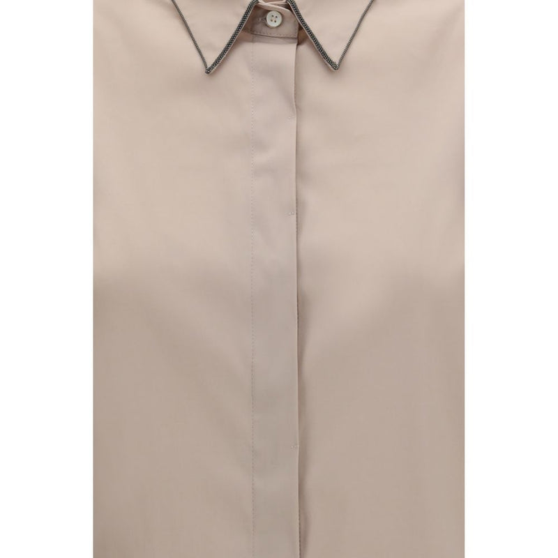 Beige Cotton Shirt