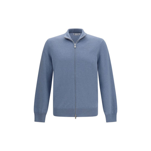 Blue Cashmere Cardigan