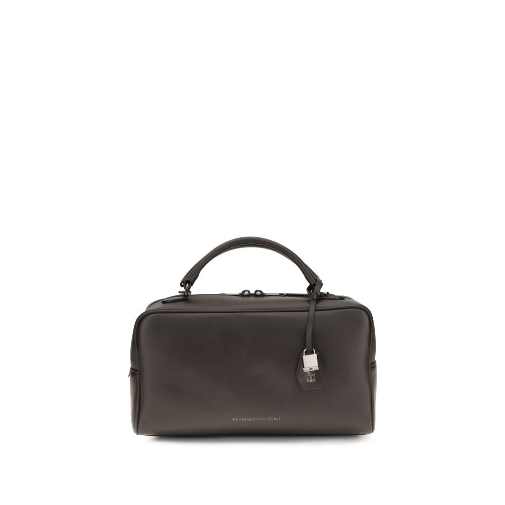 Brown Calf Leather Bos Taurus Handbag
