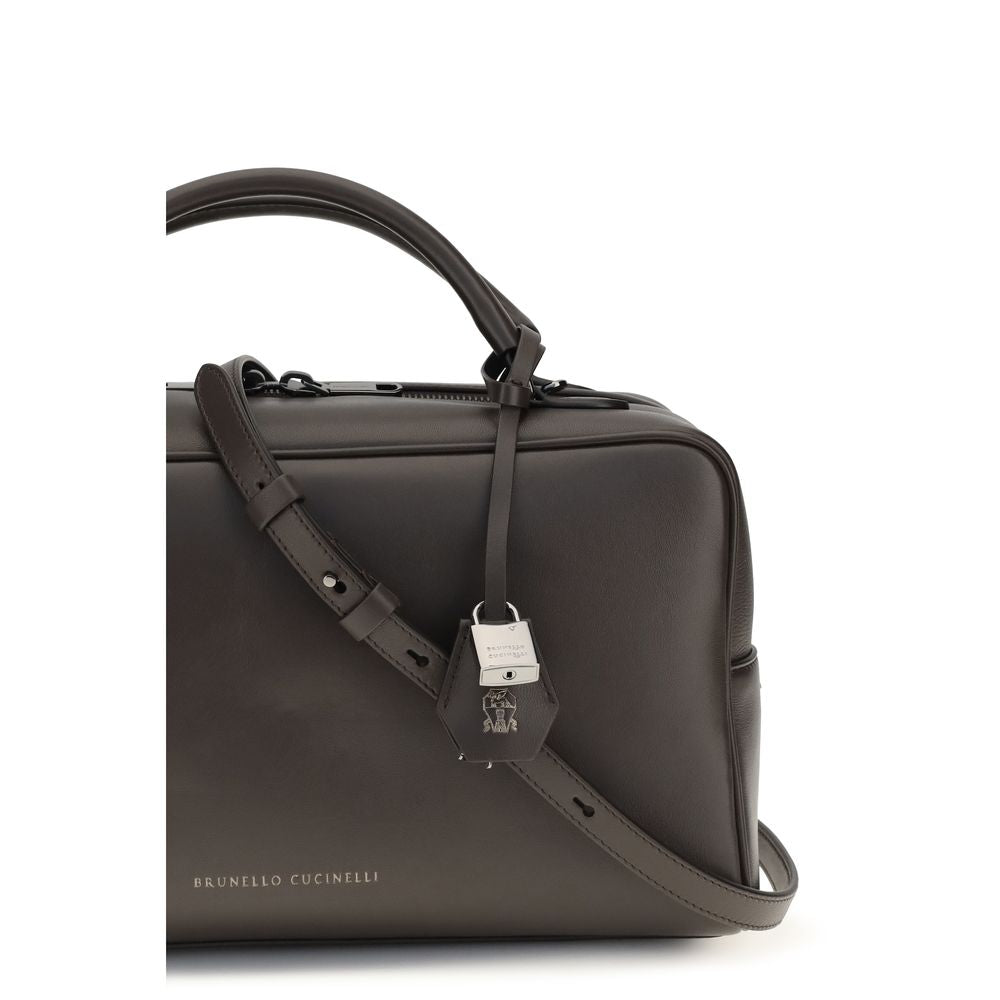 Brown Calf Leather Bos Taurus Handbag