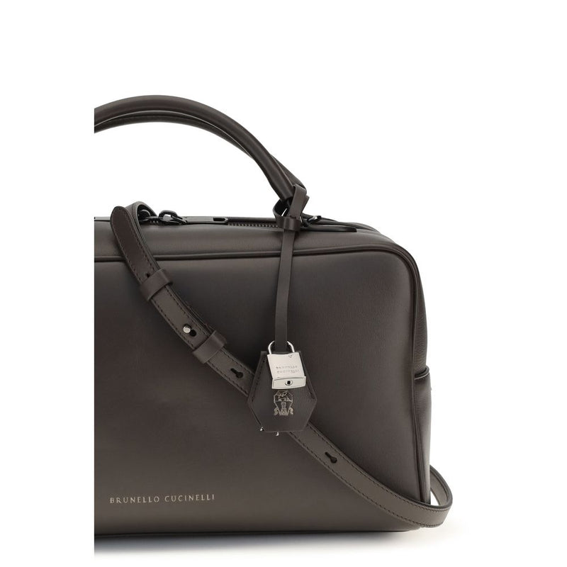 Brown Calf Leather Bos Taurus Handbag