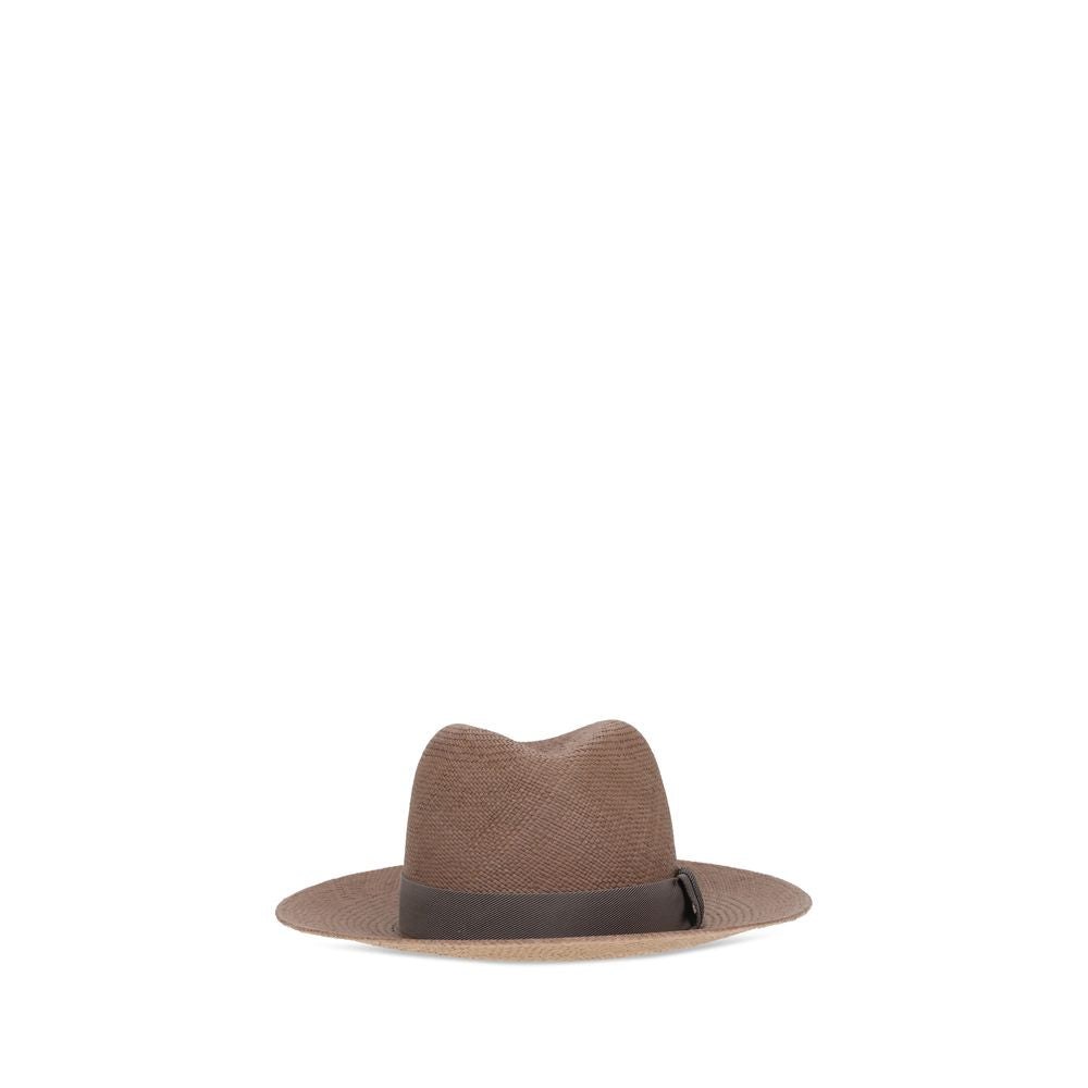 Brown Straw Fedora