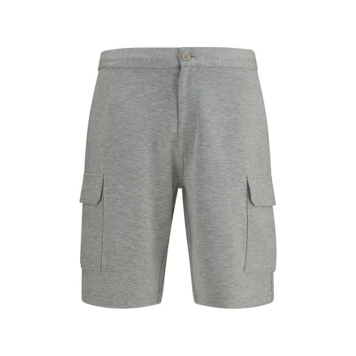 Gray Cotton Bermuda Shorts