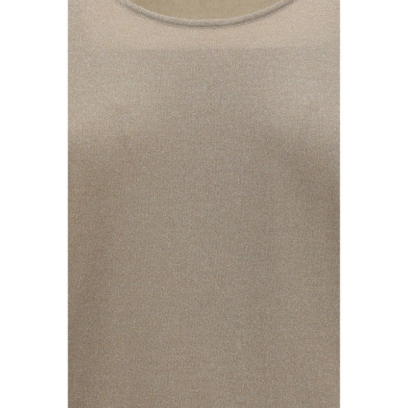 Beige Cashmere Tank Tops