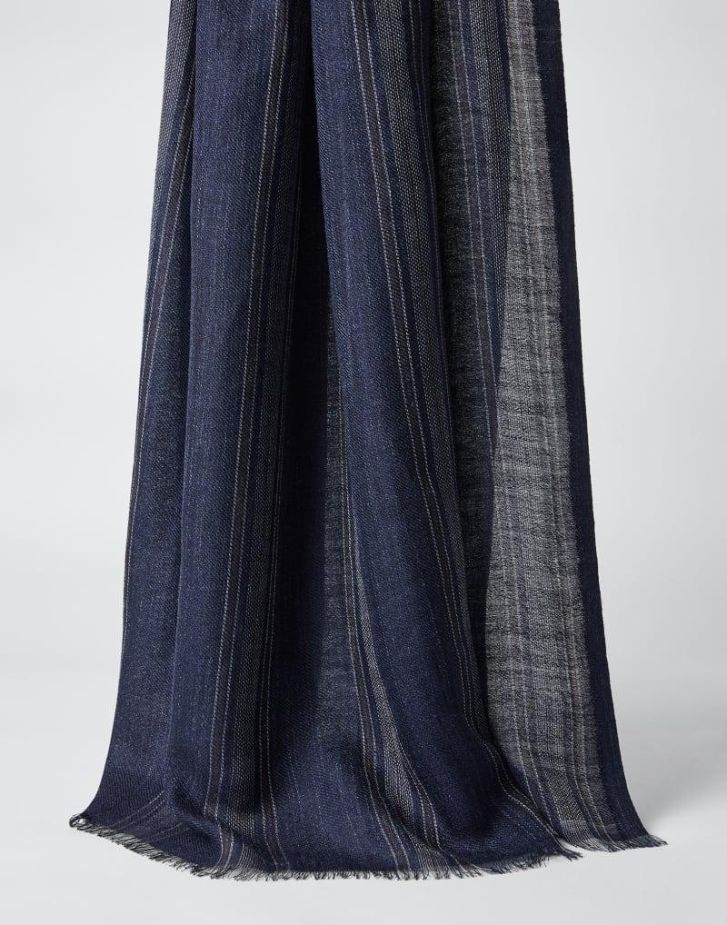 Blue Silk Scarf