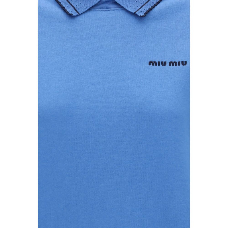 Blue Cotton Sweatshirt