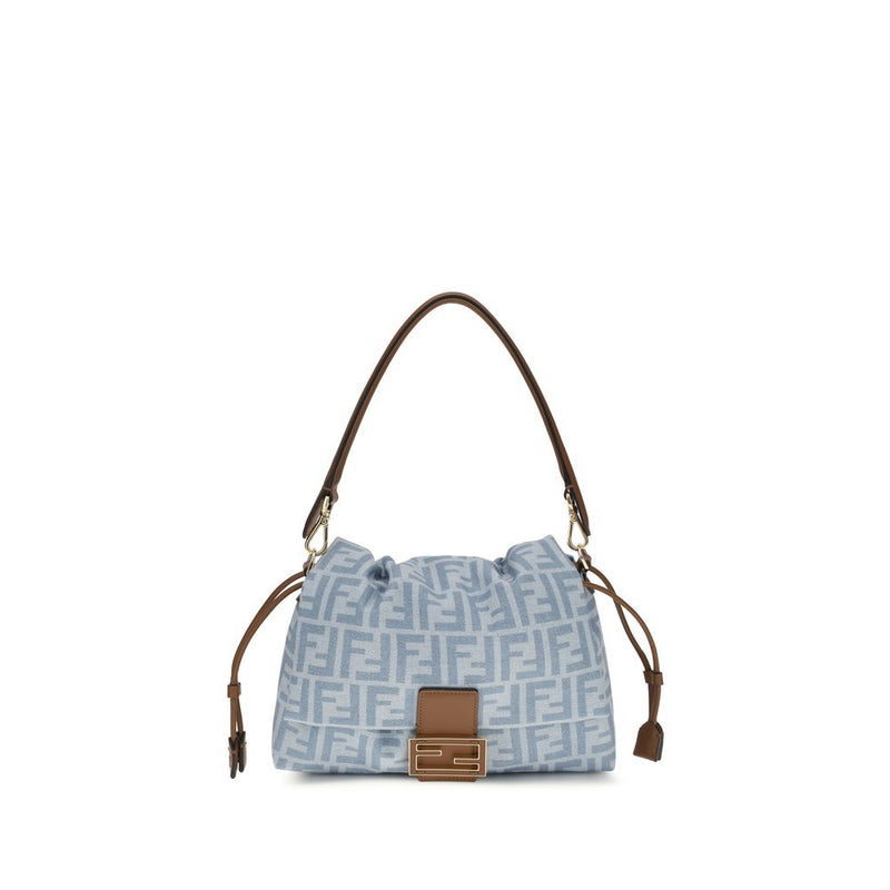 Blue Cotton Shoulder Bag