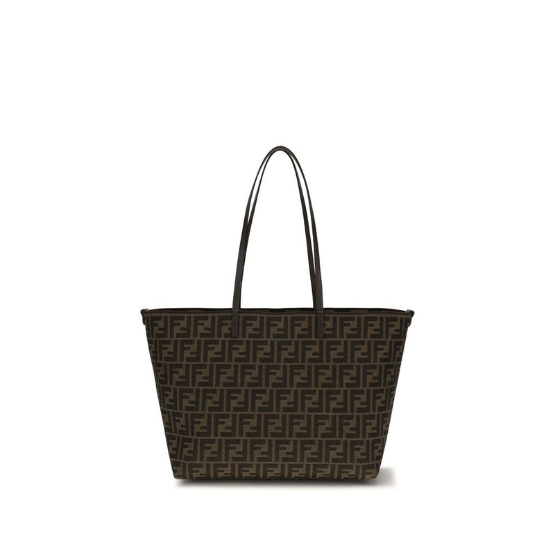 Brown Polyester Shoulder Bag