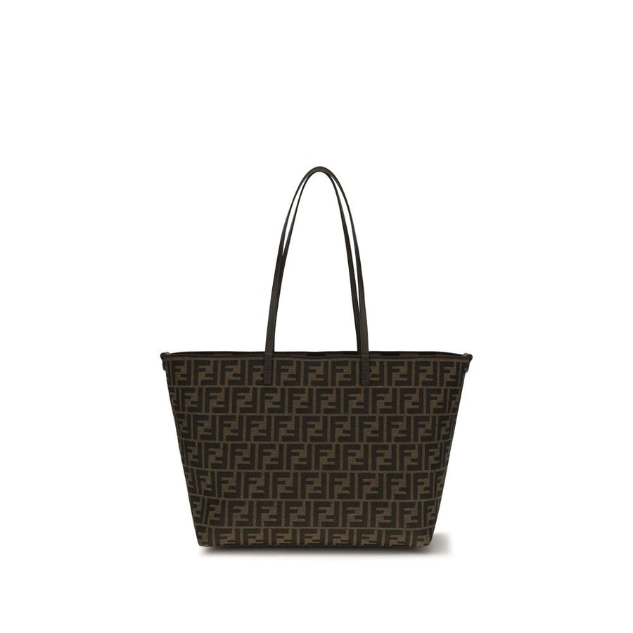 Brown Fabric Shoulder Bag