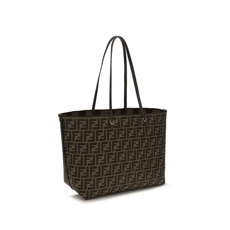 Brown Fabric Shoulder Bag