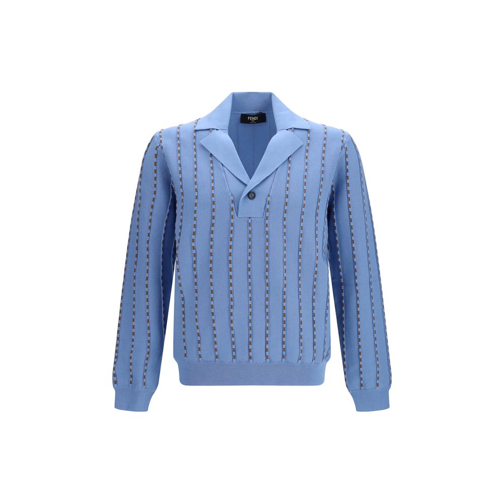 Blue Cotton Sweatshirt