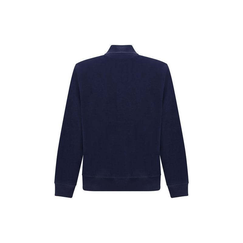 Blue Cotton Sweatshirt