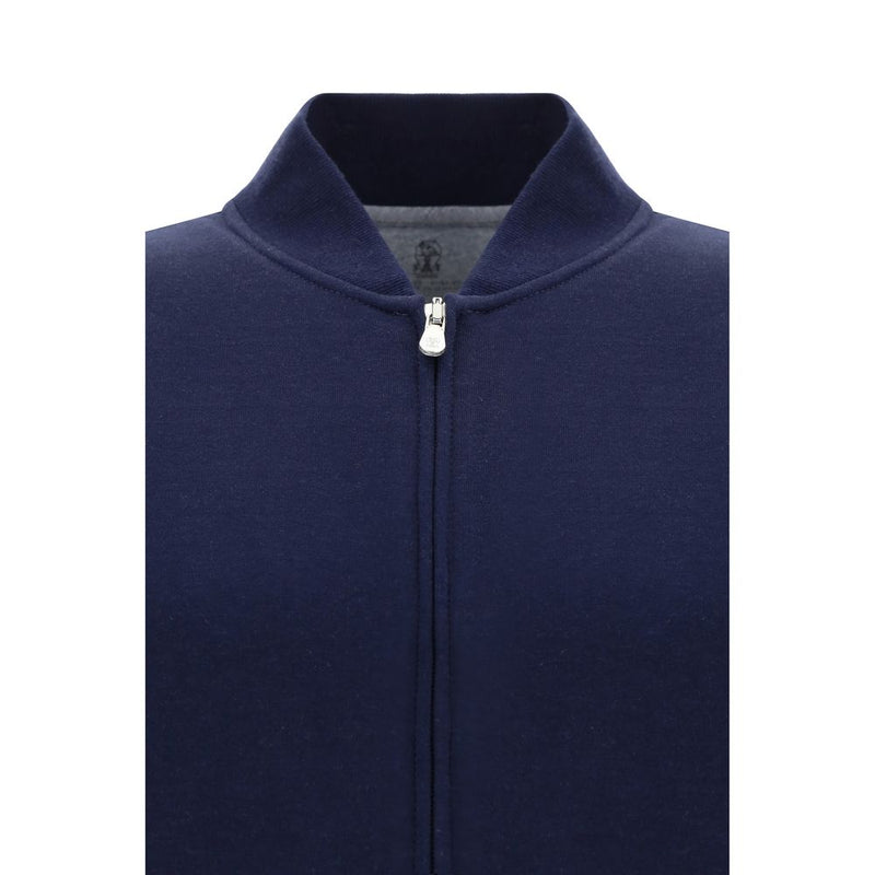 Blue Cotton Sweatshirt