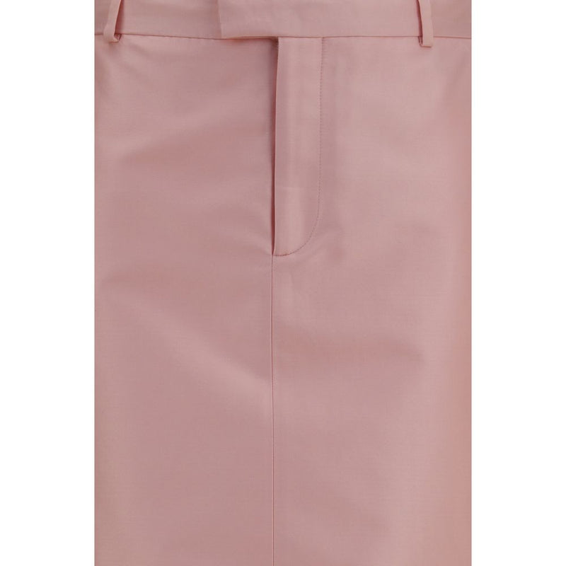 Multicolor Silk Mini Skirt