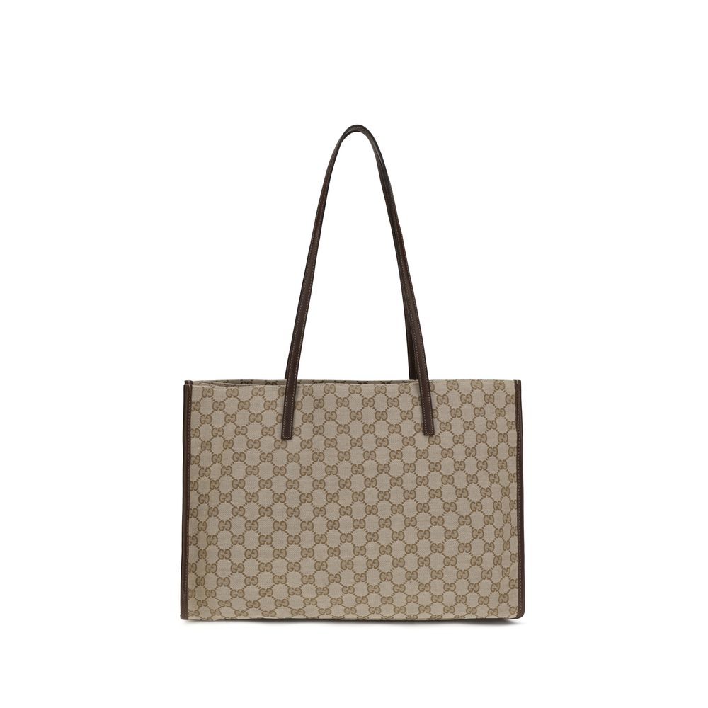 Beige Polyester Shoulder Bag