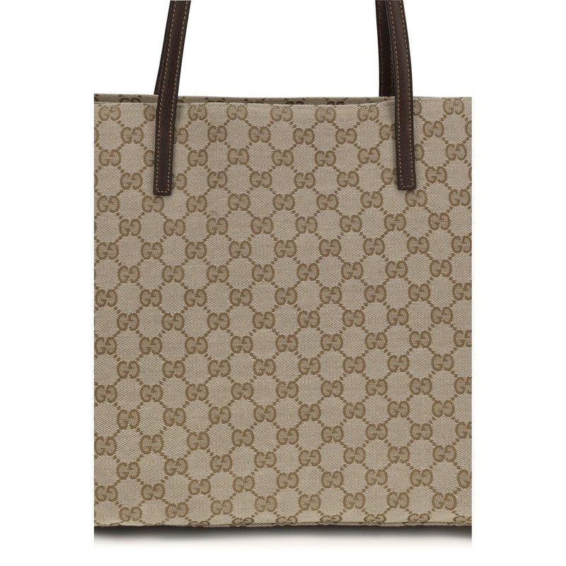 Beige Polyester Shoulder Bag