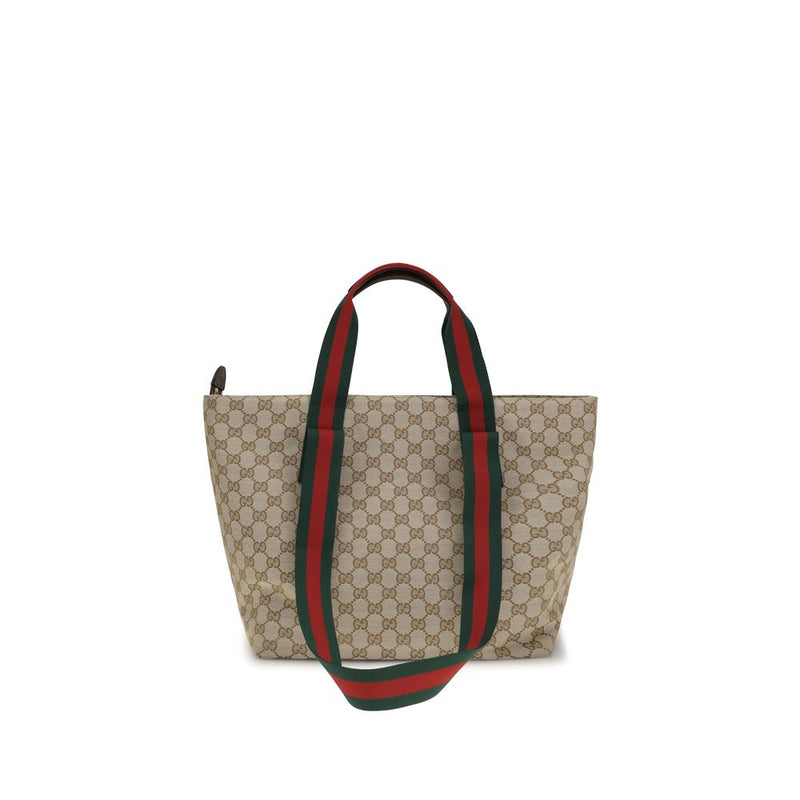 Beige Polyester Shoulder Bag