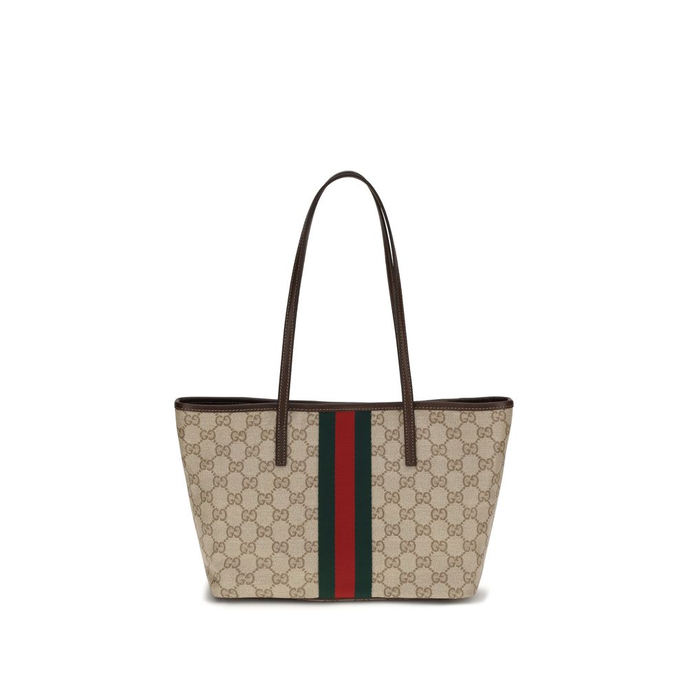 Beige Cotton Shoulder Bag