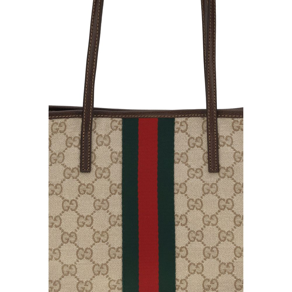Beige Cotton Shoulder Bag