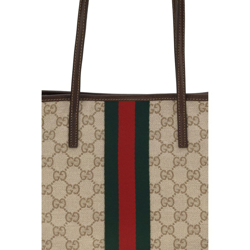 Beige Cotton Handbag