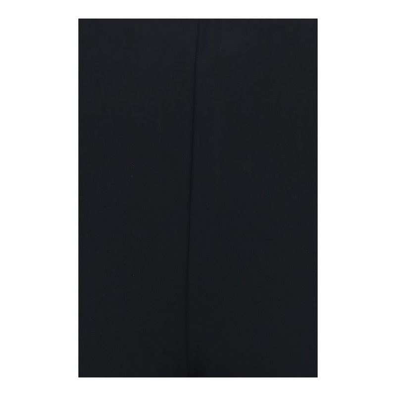 Black Viscose Flared Pants