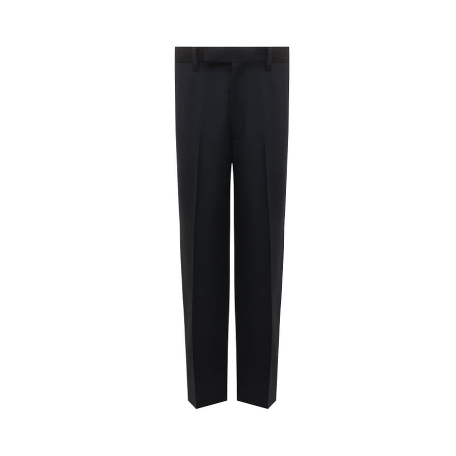 Blue Wool Dress Pants