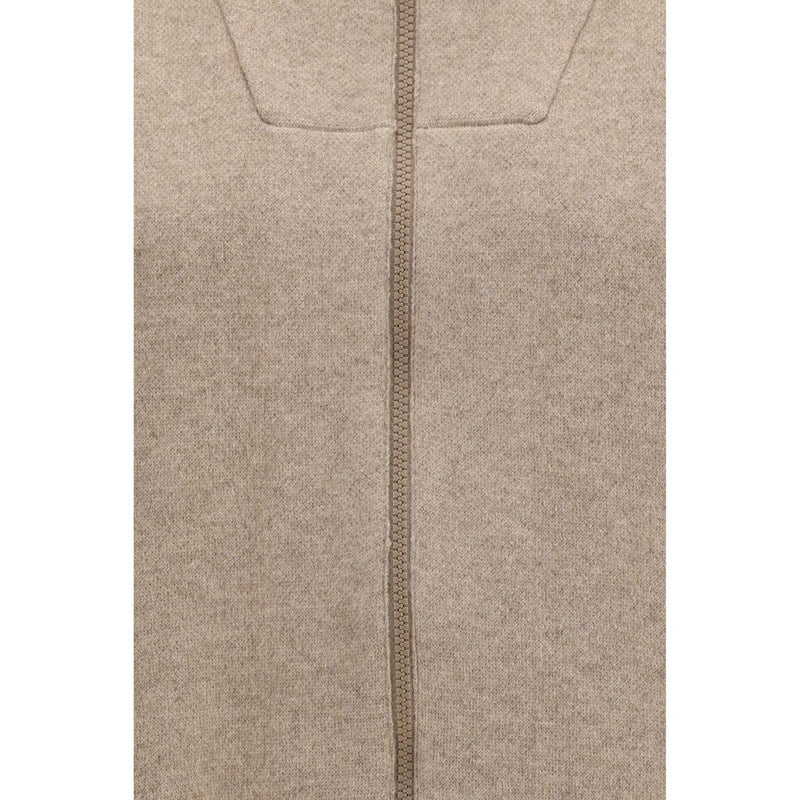 Beige Cashmere Cardigan