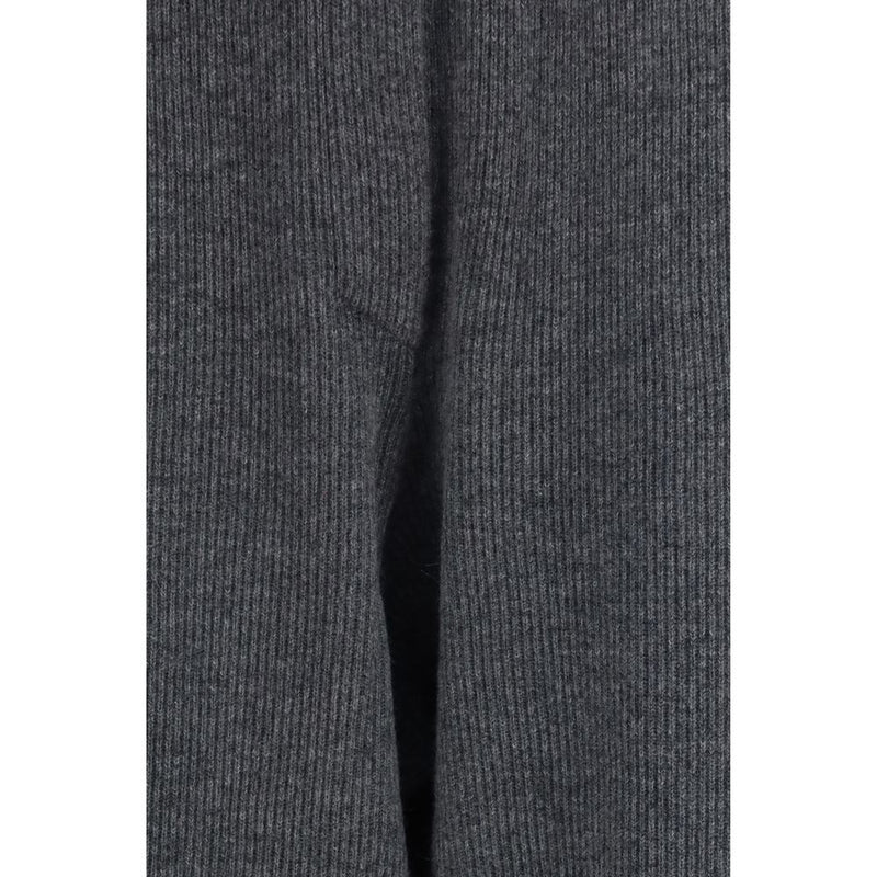 Gray Cashmere Casual Pants