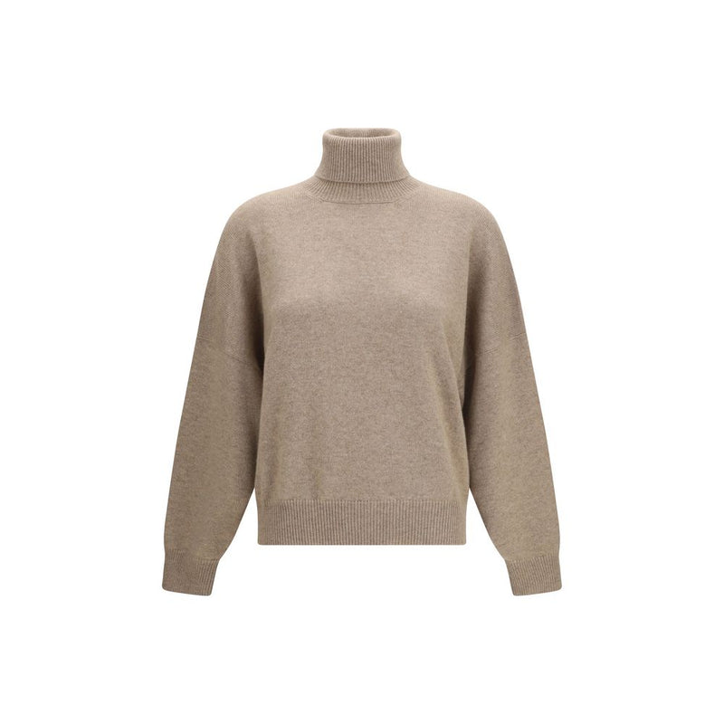 Brown Cashmere Turtleneck