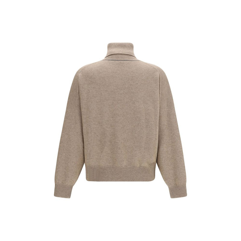 Brown Cashmere Turtleneck