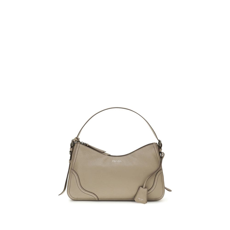 Gray Calf Leather Bos Taurus Shoulder Bag
