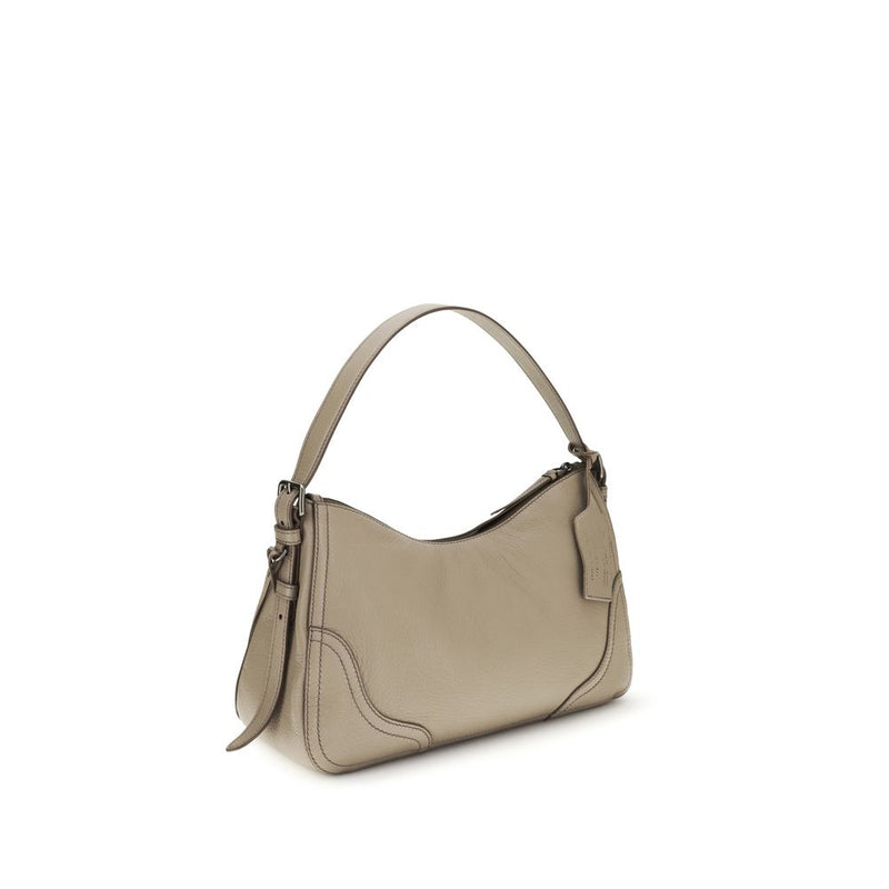 Gray Calf Leather Bos Taurus Shoulder Bag