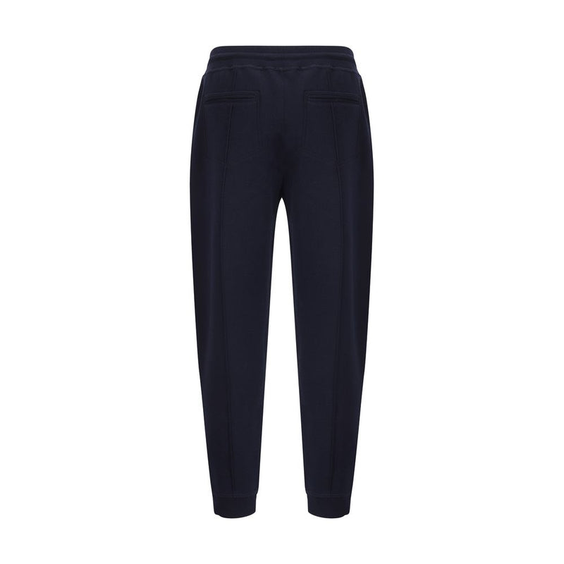 Blue Cotton Joggers (Workout Pants)